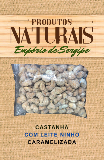 Castanha de Caju Caramelizada com Leite Ninho