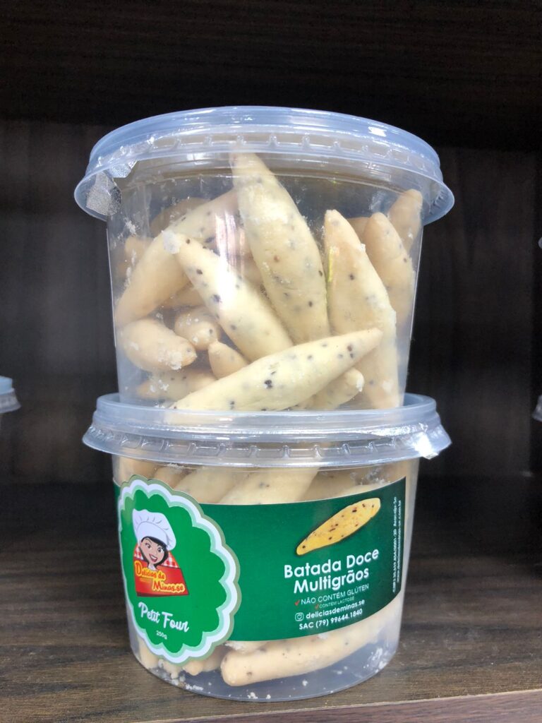 Biscoito Petit Fou Batata Doce com multigrão