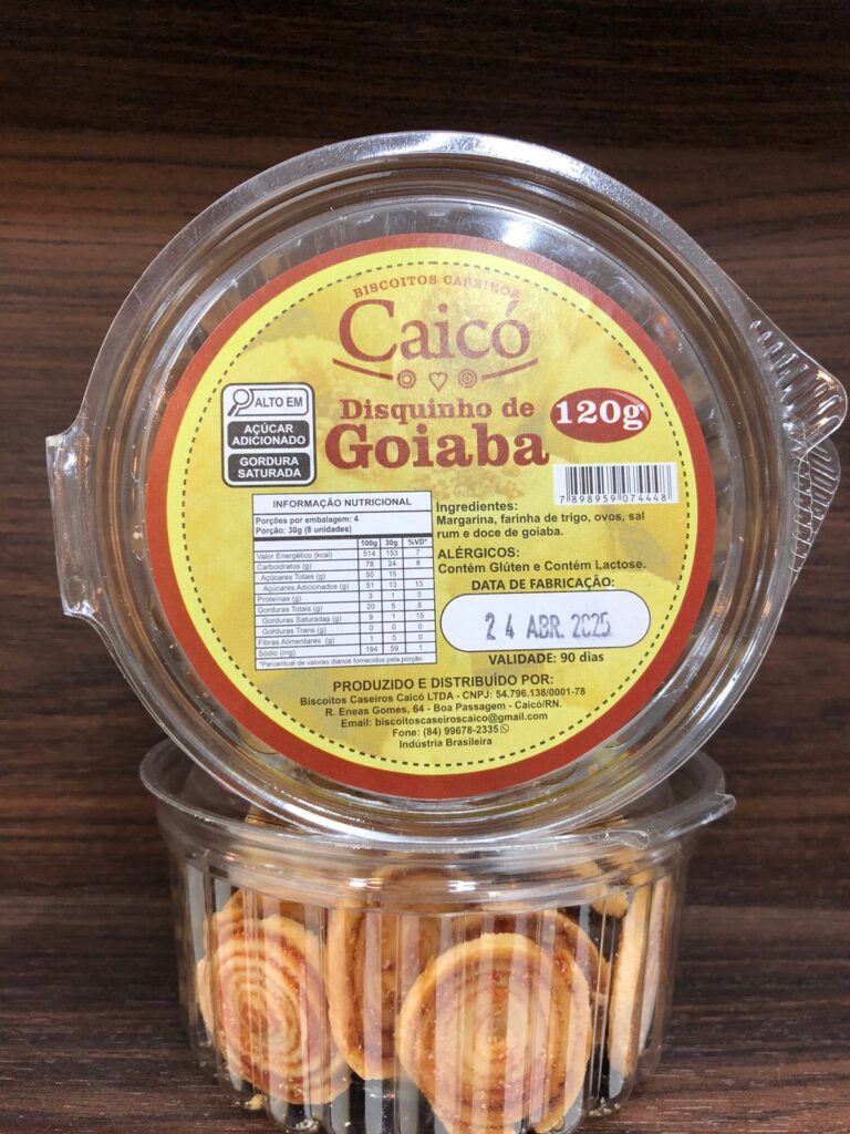 Biscoito de goiabada simples